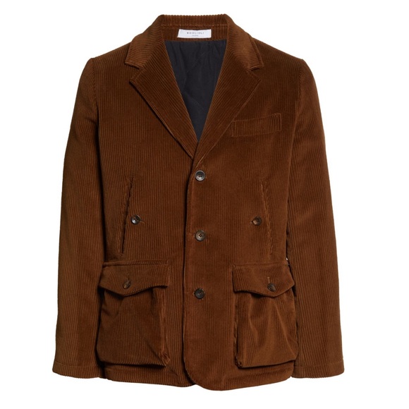 Boglioli Cotton Corduroy Hunting Jacket Size 38 US 48 EU NEW WITH TAGS